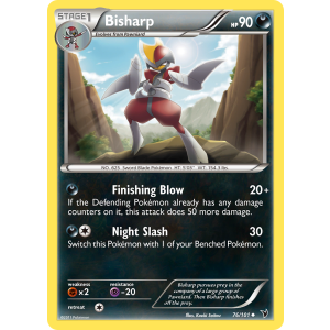 Bisharp 76/101 Pokemon TCG Black & White Noble Victories