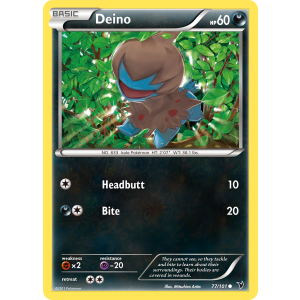 Deino 77/101 Pokemon TCG Black & White Noble Victories