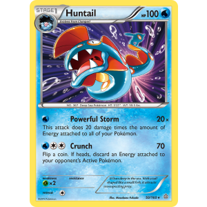 Rare Holo Huntail 50/160 Pokemon TCG XY Primal Clash