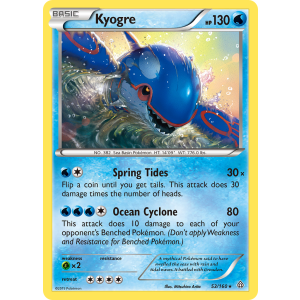 Kyogre 53/160 Pokemon TCG XY Primal Clash