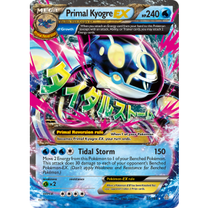 Rare Holo EX Primal Kyogre-EX 55/160 Pokemon TCG XY Primal Clash