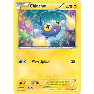 Chinchou 57/160 Pokemon TCG XY Primal Clash