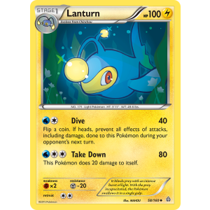 Lanturn 58/160 Pokemon TCG XY Primal Clash