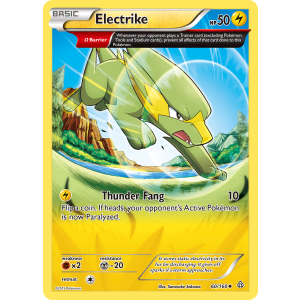 Electrike 60/160 Pokemon TCG XY Primal Clash