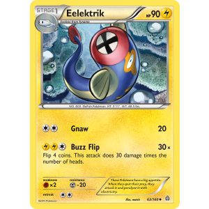 Eelektrik 63/160 Pokemon TCG XY Primal Clash