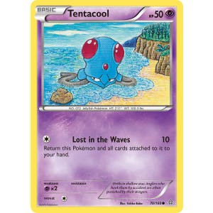 Tentacool 70/160 Pokemon TCG XY Primal Clash