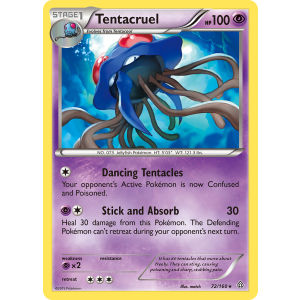 Tentacruel 72/160 Pokemon TCG XY Primal Clash