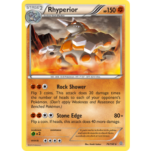 Rhyperior 76/160 Pokemon TCG XY Primal Clash