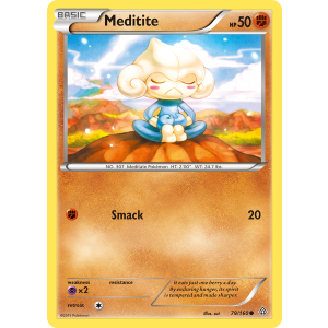 Meditite 79/160 Pokemon TCG XY Primal Clash