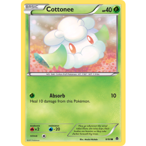 Cottonee 9/98 Pokemon TCG Black & White Emerging Powers