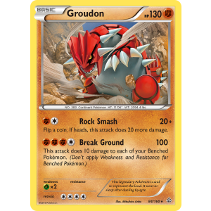 Groudon 84/160 Pokemon TCG XY Primal Clash