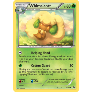 Whimsicott 11/98 Pokemon TCG Black & White Emerging Powers