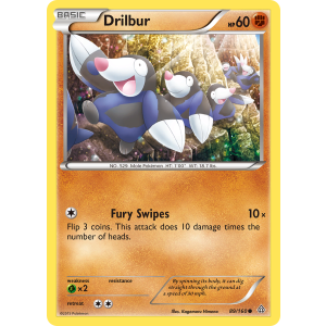 Drilbur 89/160 Pokemon TCG XY Primal Clash