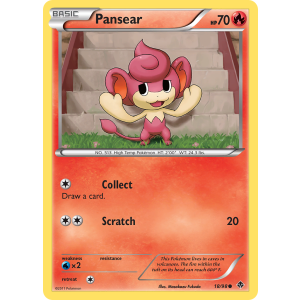 Pansear 18/98 Pokemon TCG Black & White Emerging Powers