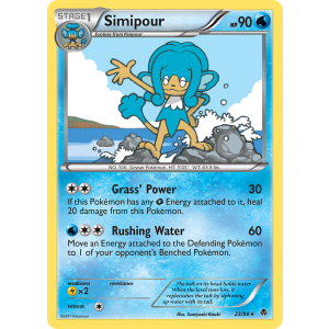 Simipour 23/98 Pokemon TCG Black & White Emerging Powers