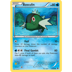 Basculin 24/98 Pokemon TCG Black & White Emerging Powers