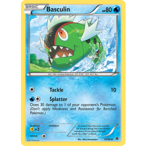 Basculin 25/98 Pokemon TCG Black & White Emerging Powers