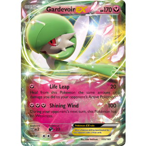 Rare Holo EX Gardevoir-EX 105/160 Pokemon TCG XY Primal Clash