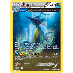 Rare Holo Kingdra 108/160 Pokemon TCG XY Primal Clash