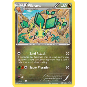 Vibrava 109/160 Pokemon TCG XY Primal Clash