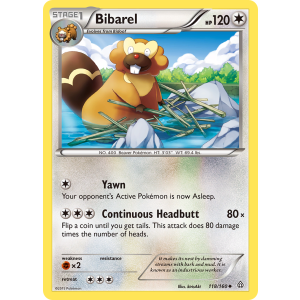 Bibarel 118/160 Pokemon TCG XY Primal Clash