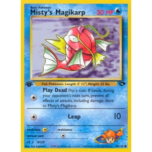 Misty's Magikarp 88/132 Pokemon TCG Gym Gym Challenge