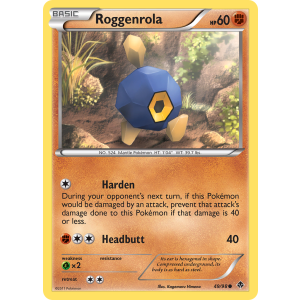 Roggenrola 49/98 Pokemon TCG Black & White Emerging Powers