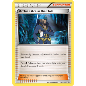 Archie's Ace in the Hole 124/160 Pokemon TCG XY Primal Clash