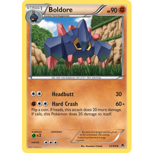 Boldore 52/98 Pokemon TCG Black & White Emerging Powers