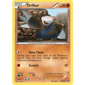 Drilbur 54/98 Pokemon TCG Black & White Emerging Powers