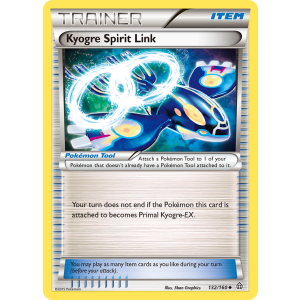 Kyogre Spirit Link 132/160 Pokemon TCG XY Primal Clash