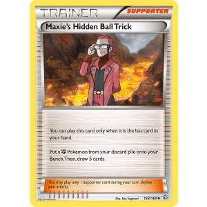 Maxie's Hidden Ball Trick 133/160 Pokemon TCG XY Primal Clash