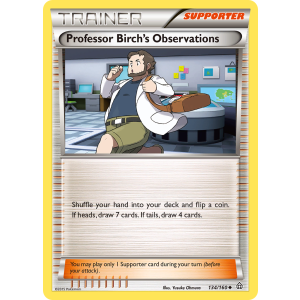 Professor Birch's Observations 134/160 Pokemon TCG XY Primal Clash