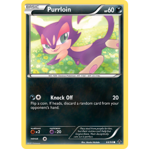 Purrloin 64/98 Pokemon TCG Black & White Emerging Powers