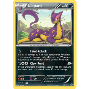 Liepard 65/98 Pokemon TCG Black & White Emerging Powers