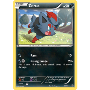 Zorua 66/98 Pokemon TCG Black & White Emerging Powers