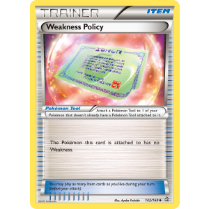 Weakness Policy 142/160 Pokemon TCG XY Primal Clash