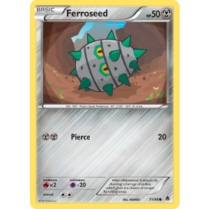 Ferroseed 71/98 Pokemon TCG Black & White Emerging Powers