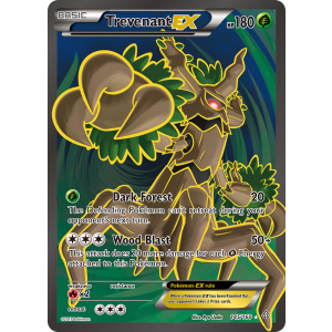 Rare Ultra Trevenant-EX 145/160 Pokemon TCG XY Primal Clash