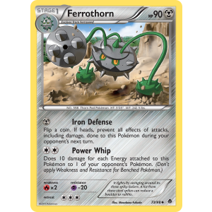 Ferrothorn 73/98 Pokemon TCG Black & White Emerging Powers