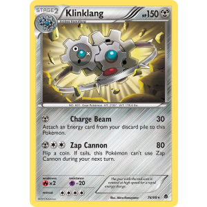 Klinklang 76/98 Pokemon TCG Black & White Emerging Powers