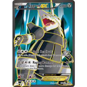 Rare Ultra Aggron-EX 153/160 Pokemon TCG XY Primal Clash