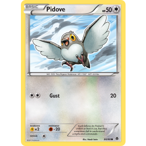 Pidove 80/98 Pokemon TCG Black & White Emerging Powers