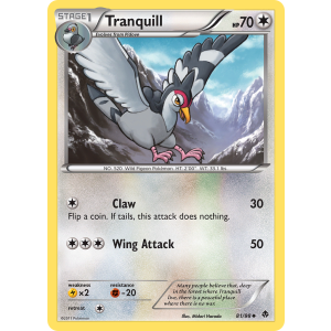 Tranquill 81/98 Pokemon TCG Black & White Emerging Powers