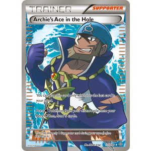 Rare Ultra Archie's Ace in the Hole 157/160 Pokemon TCG XY Primal Clash