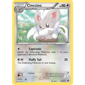 Cinccino 85/98 Pokemon TCG Black & White Emerging Powers