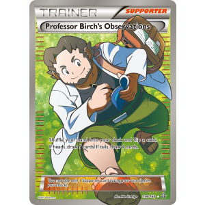 Rare Ultra Professor Birch's Observations 159/160 Pokemon TCG XY Primal Clash