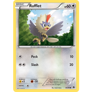 Rufflet 86/98 Pokemon TCG Black & White Emerging Powers