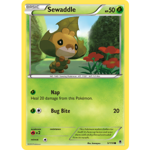 Sewaddle 5/119 Pokemon TCG XY Phantom Forces