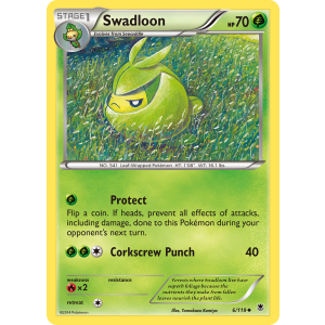 Swadloon 6/119 Pokemon TCG XY Phantom Forces